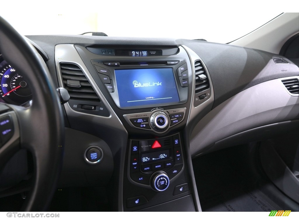 2014 Elantra Limited Sedan - Black / Gray photo #9