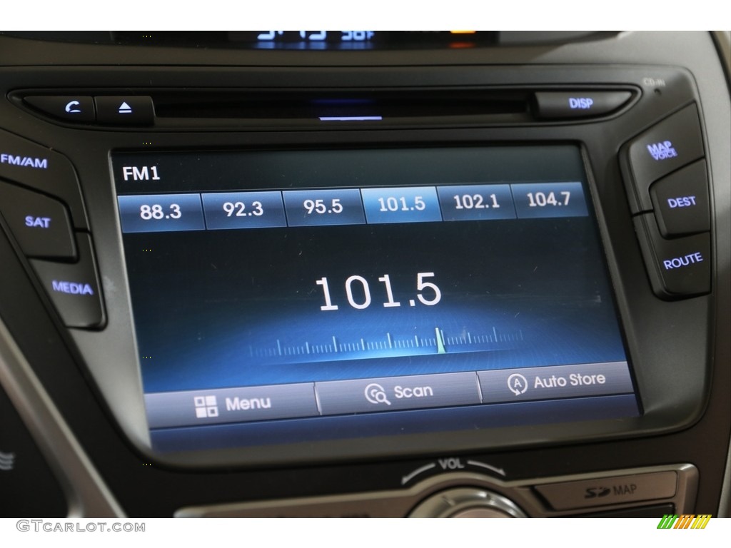 2014 Elantra Limited Sedan - Black / Gray photo #12