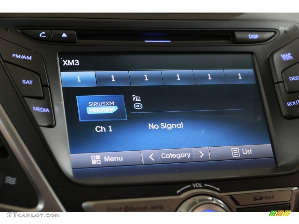 2014 Elantra Limited Sedan - Black / Gray photo #13