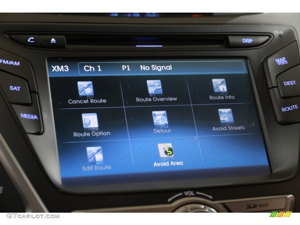 2014 Elantra Limited Sedan - Black / Gray photo #14