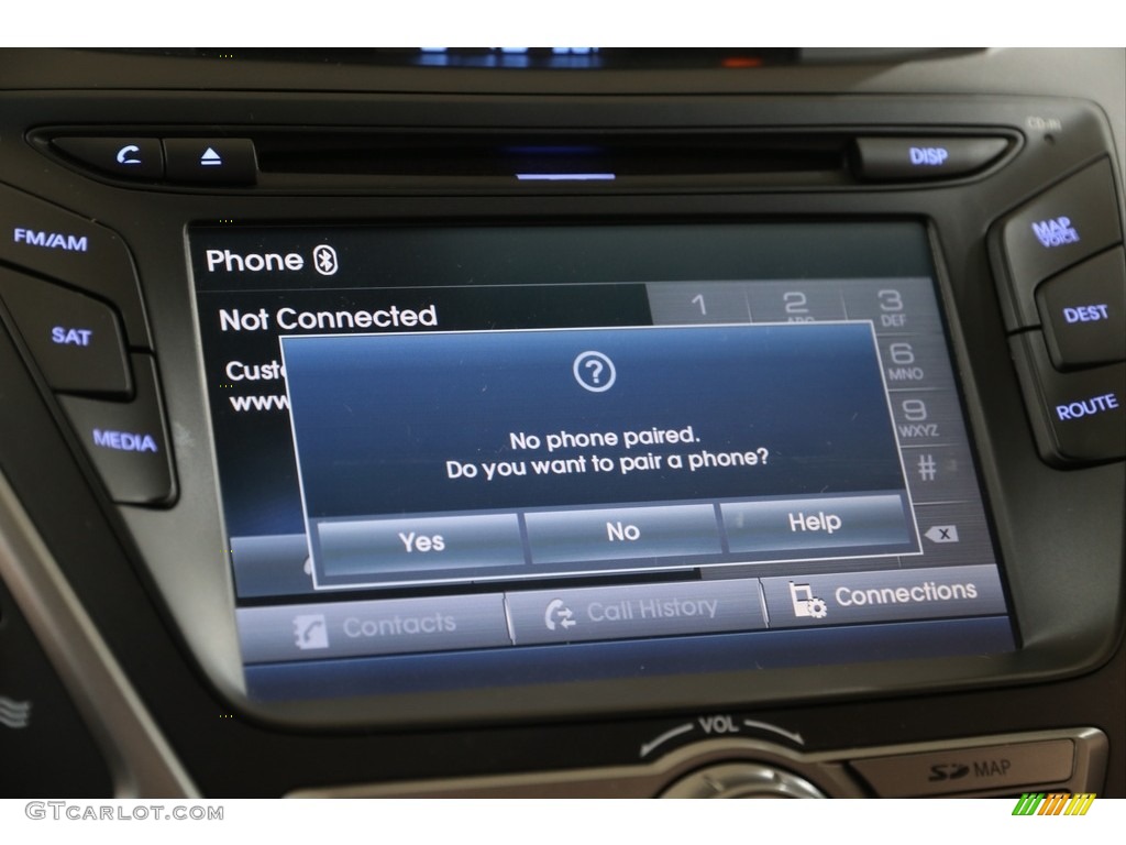 2014 Elantra Limited Sedan - Black / Gray photo #15