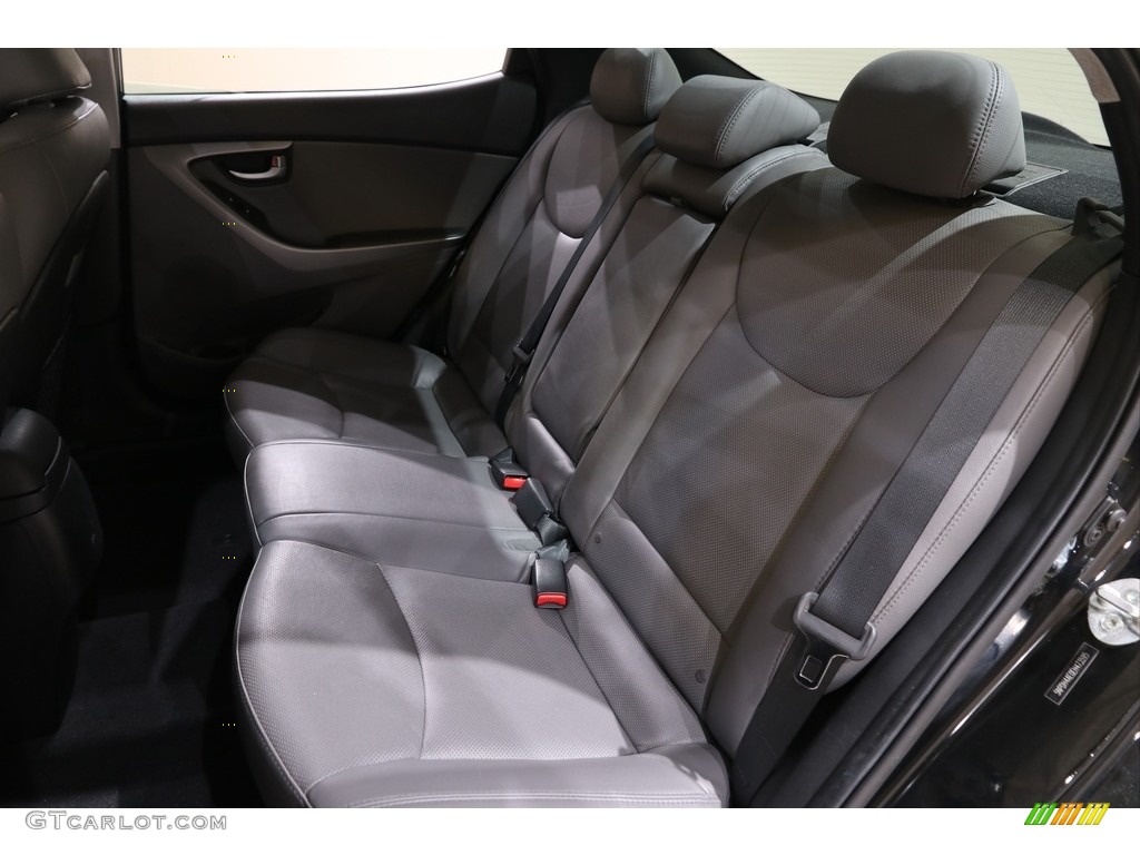 2014 Elantra Limited Sedan - Black / Gray photo #21
