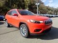 Spitfire Orange 2021 Jeep Cherokee Latitude Lux 4x4 Exterior
