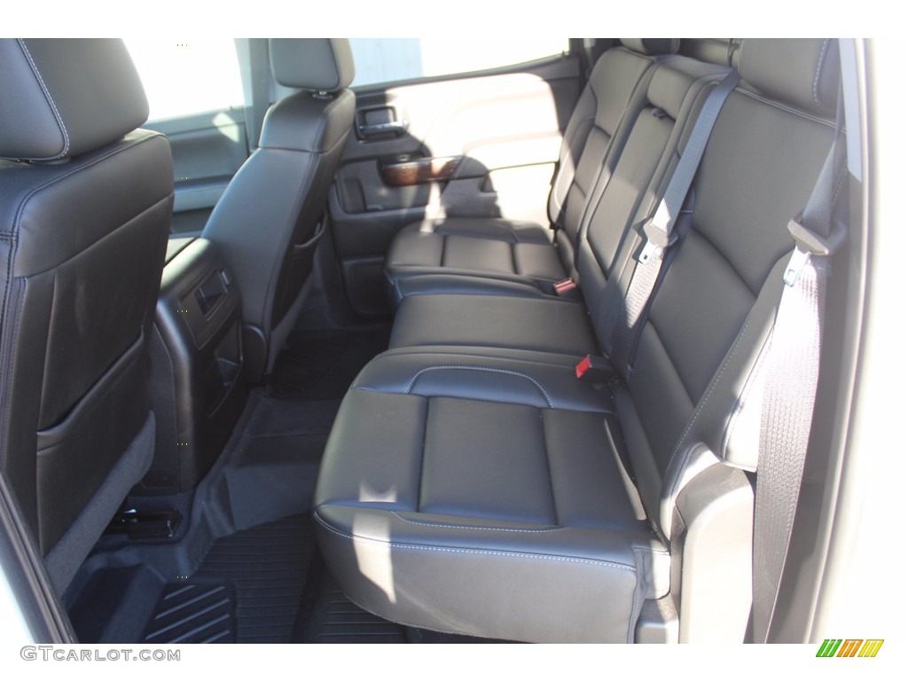 Jet Black Interior 2018 GMC Sierra 1500 SLT Crew Cab Photo #140117995