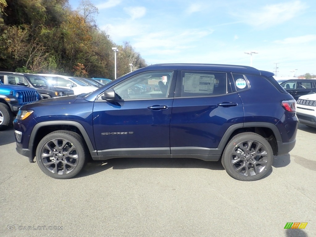 Jazz Blue Pearl 2021 Jeep Compass 80th Special Edition 4x4 Exterior Photo #140118637