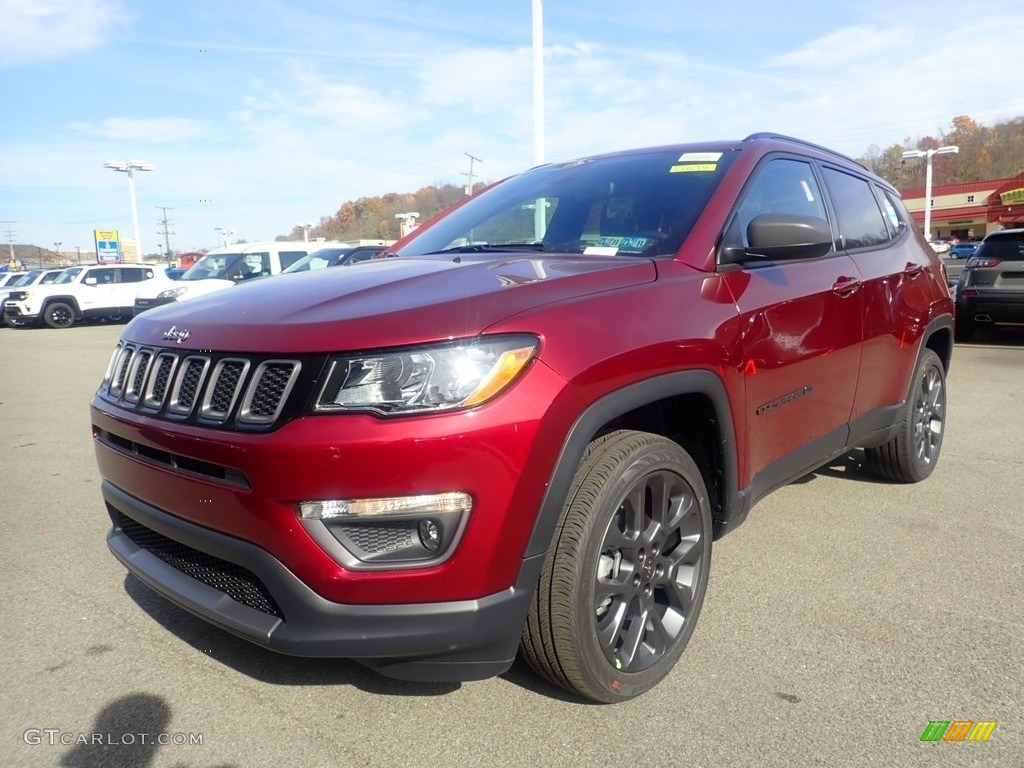 Velvet Red Pearl 2021 Jeep Compass 80th Special Edition 4x4 Exterior Photo #140119313