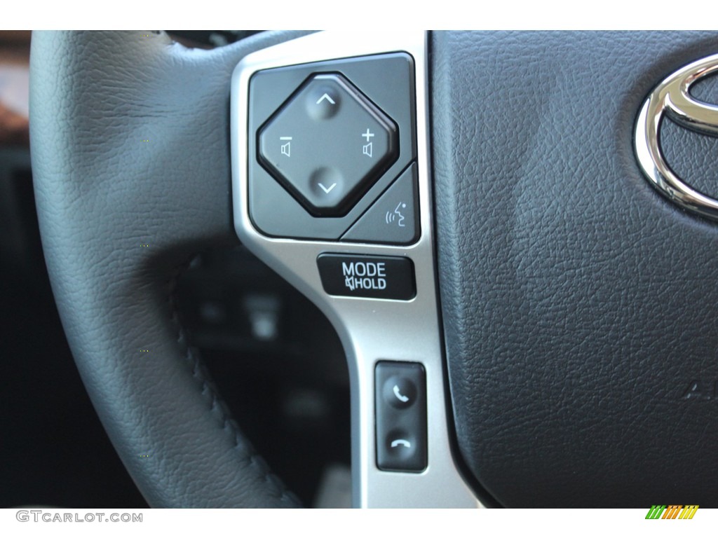 2021 Toyota Tundra 1794 CrewMax 4x4 1794 Edition Brown/Black Steering Wheel Photo #140119591