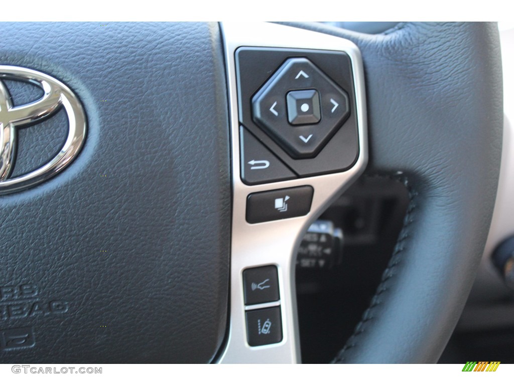 2021 Toyota Tundra 1794 CrewMax 4x4 1794 Edition Brown/Black Steering Wheel Photo #140119608