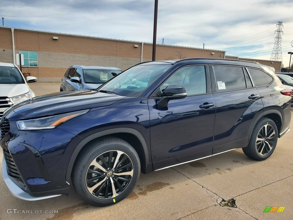 2021 Highlander XSE AWD - Blueprint / Black photo #1