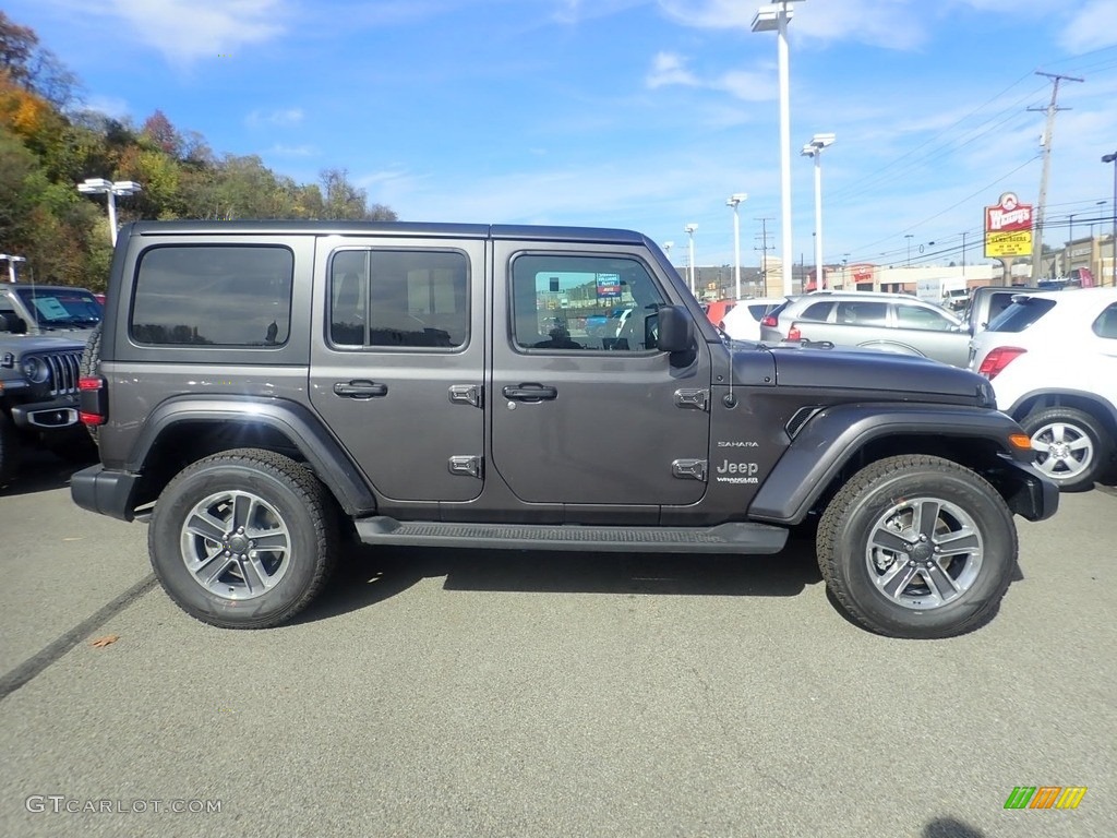 Granite Crystal Metallic 2021 Jeep Wrangler Unlimited Sahara 4x4 Exterior Photo #140120476