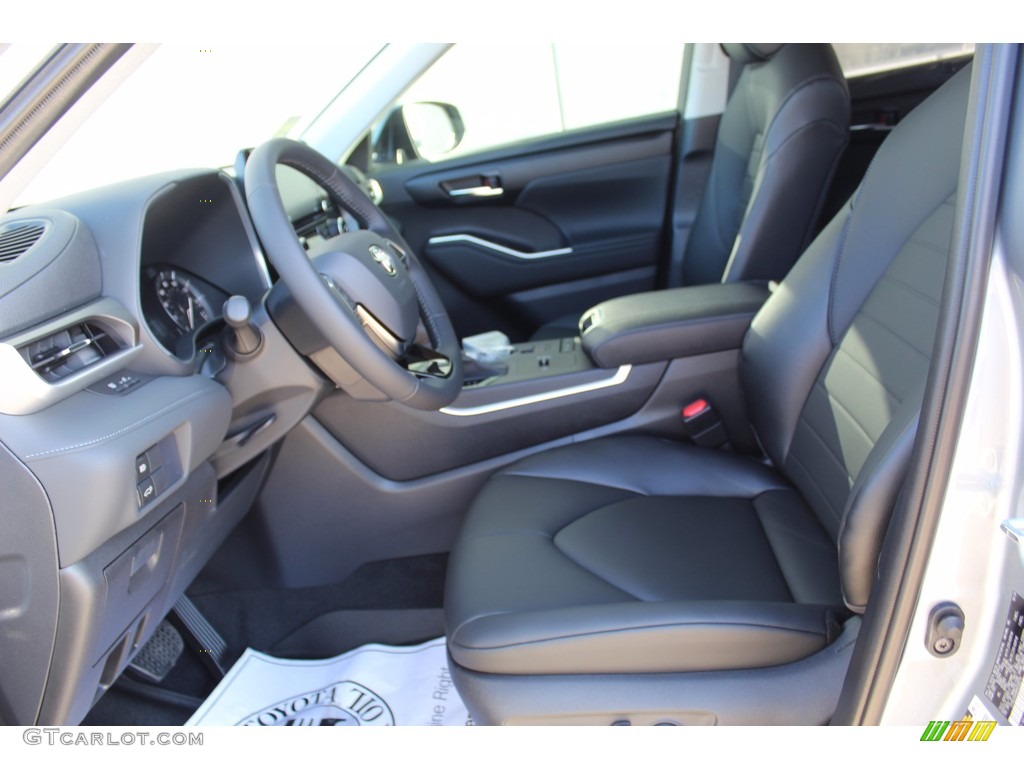 Black Interior 2021 Toyota Highlander XLE Photo #140121178