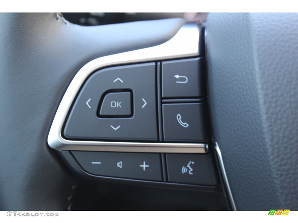 2021 Toyota Highlander XLE Black Steering Wheel Photo #140121187