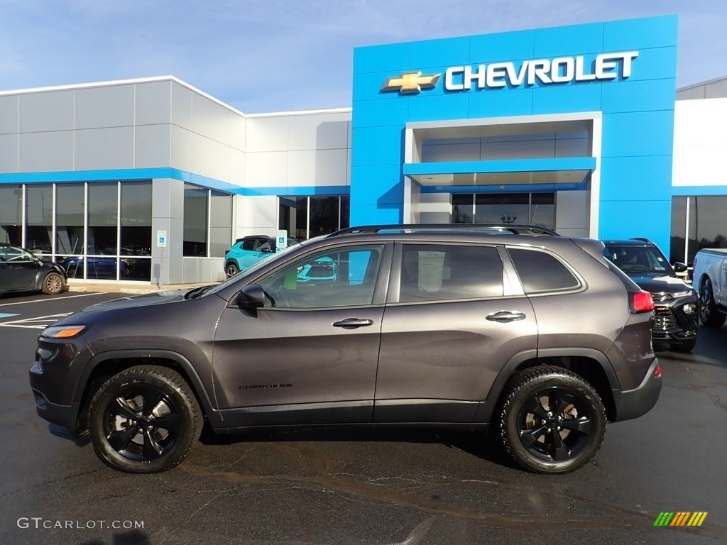 2018 Cherokee Limited 4x4 - Rhino / Black photo #3