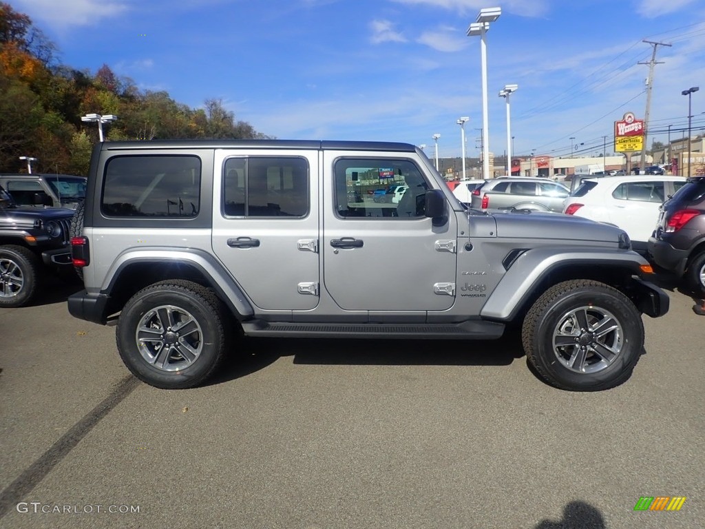 2021 Wrangler Unlimited Sahara 4x4 - Billet Silver Metallic / Black photo #4
