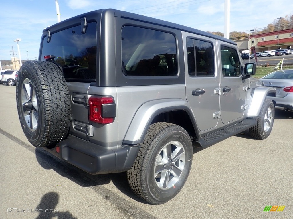2021 Wrangler Unlimited Sahara 4x4 - Billet Silver Metallic / Black photo #5