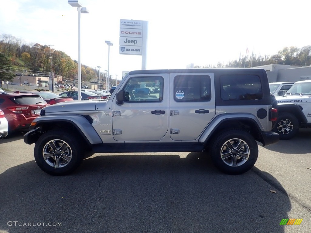 2021 Wrangler Unlimited Sahara 4x4 - Billet Silver Metallic / Black photo #7