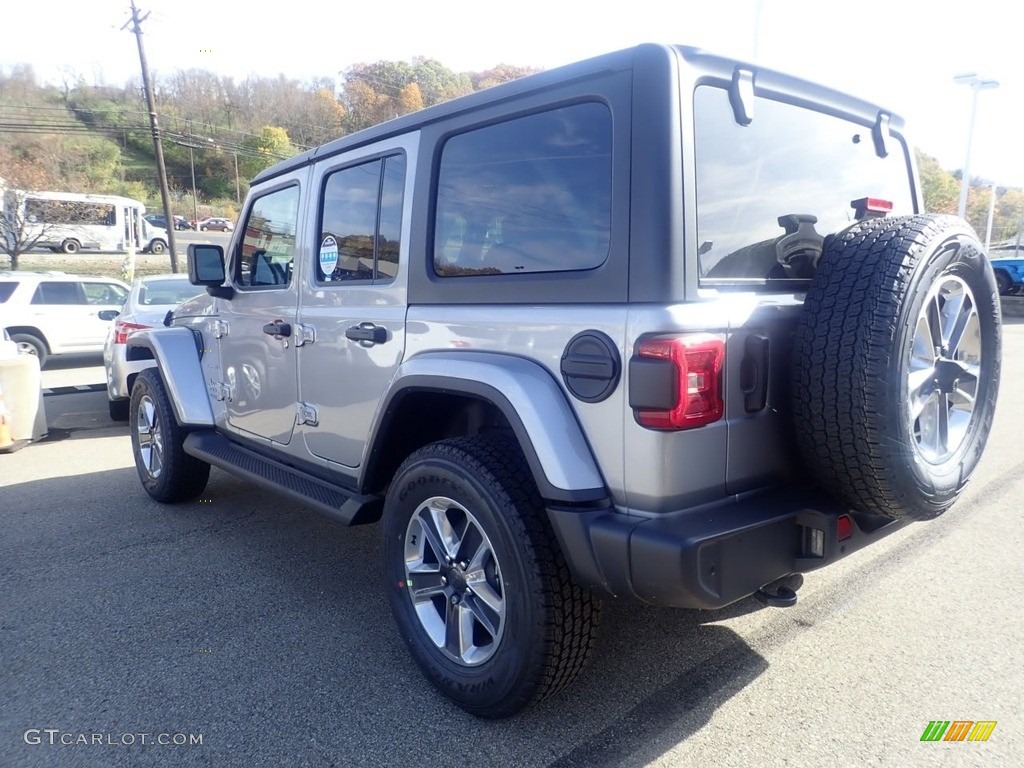2021 Wrangler Unlimited Sahara 4x4 - Billet Silver Metallic / Black photo #8