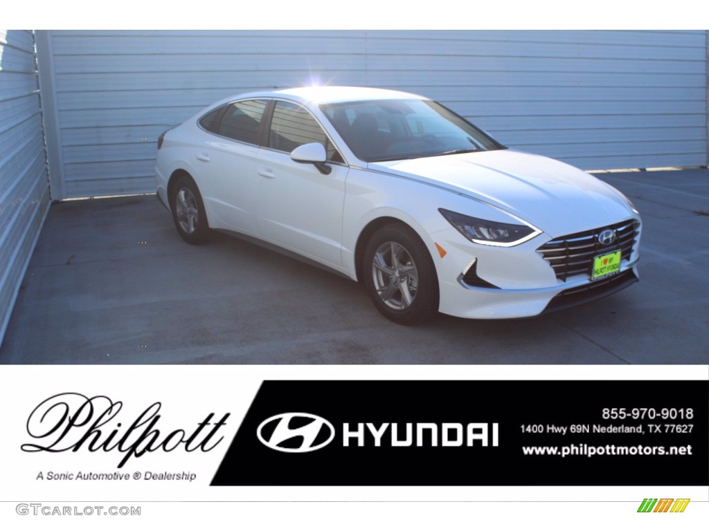 Quartz White Hyundai Sonata