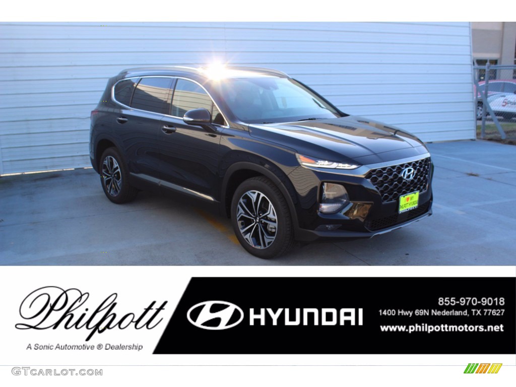 2020 Santa Fe Limited - Twilight Black / Black photo #1