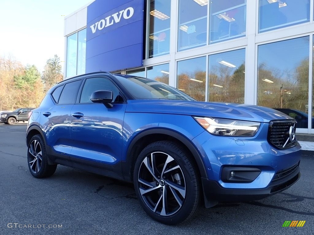 2019 XC40 T5 R-Design AWD - Bursting Blue Metallic / Charcoal photo #1