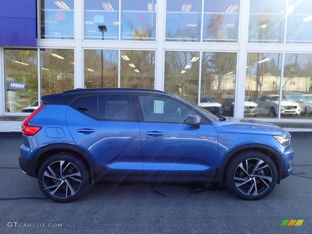 2019 XC40 T5 R-Design AWD - Bursting Blue Metallic / Charcoal photo #2