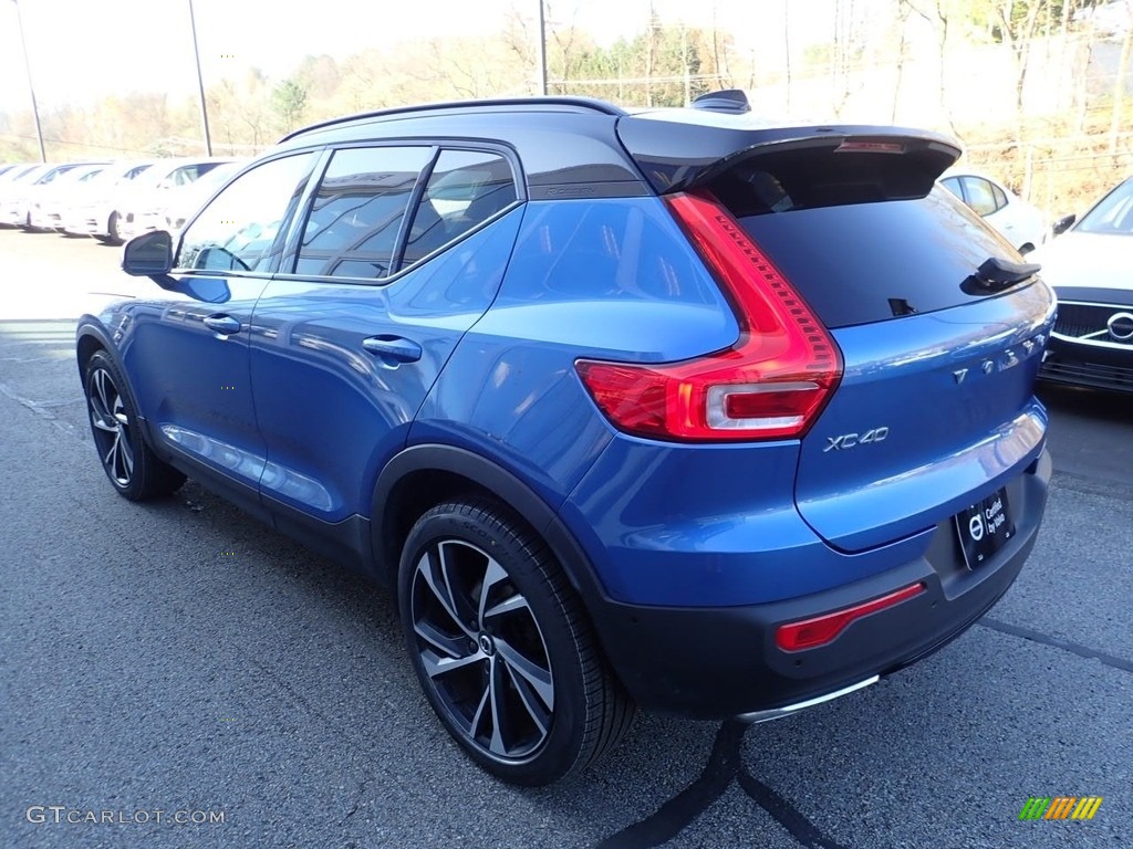 2019 XC40 T5 R-Design AWD - Bursting Blue Metallic / Charcoal photo #6