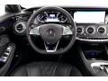 designo Black 2017 Mercedes-Benz S 550 4Matic Coupe Steering Wheel