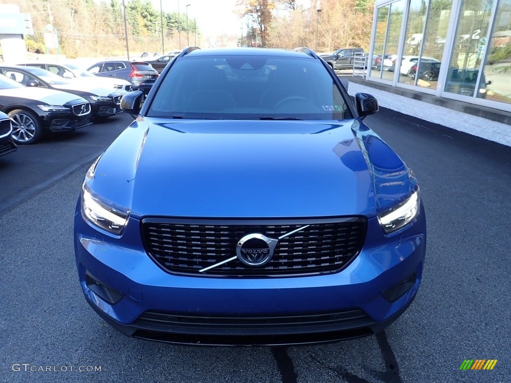 2019 XC40 T5 R-Design AWD - Bursting Blue Metallic / Charcoal photo #9