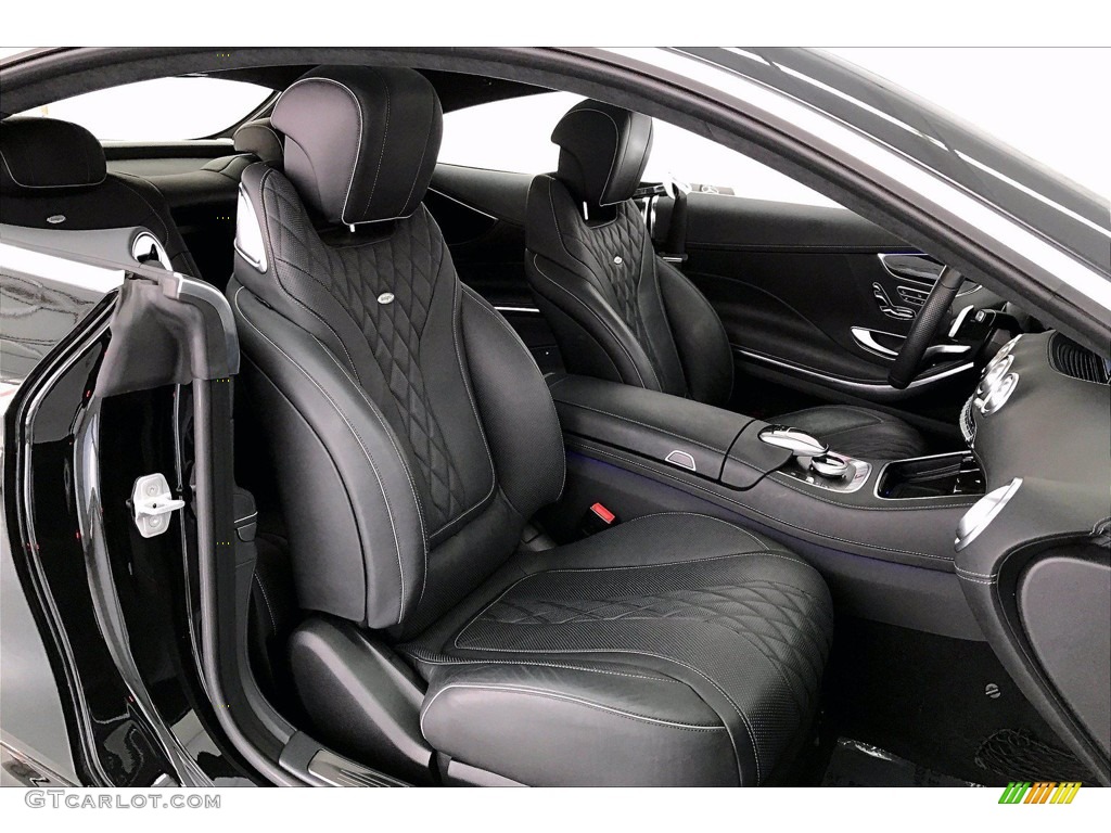 designo Black Interior 2017 Mercedes-Benz S 550 4Matic Coupe Photo #140123046