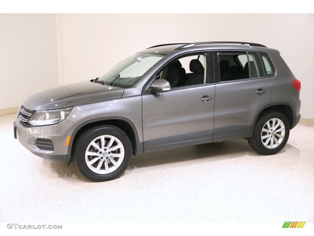 Pepper Gray Metallic 2017 Volkswagen Tiguan Limited 2.0T 4Motion Exterior Photo #140123127