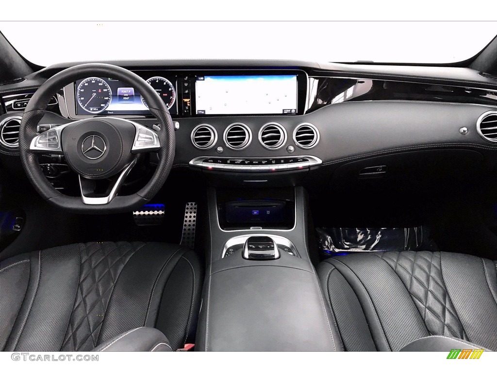 2017 Mercedes-Benz S 550 4Matic Coupe designo Black Dashboard Photo #140123313