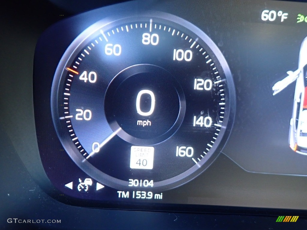 2019 XC40 T5 R-Design AWD - Bursting Blue Metallic / Charcoal photo #24