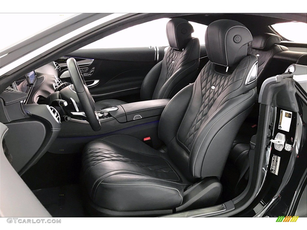 designo Black Interior 2017 Mercedes-Benz S 550 4Matic Coupe Photo #140123406