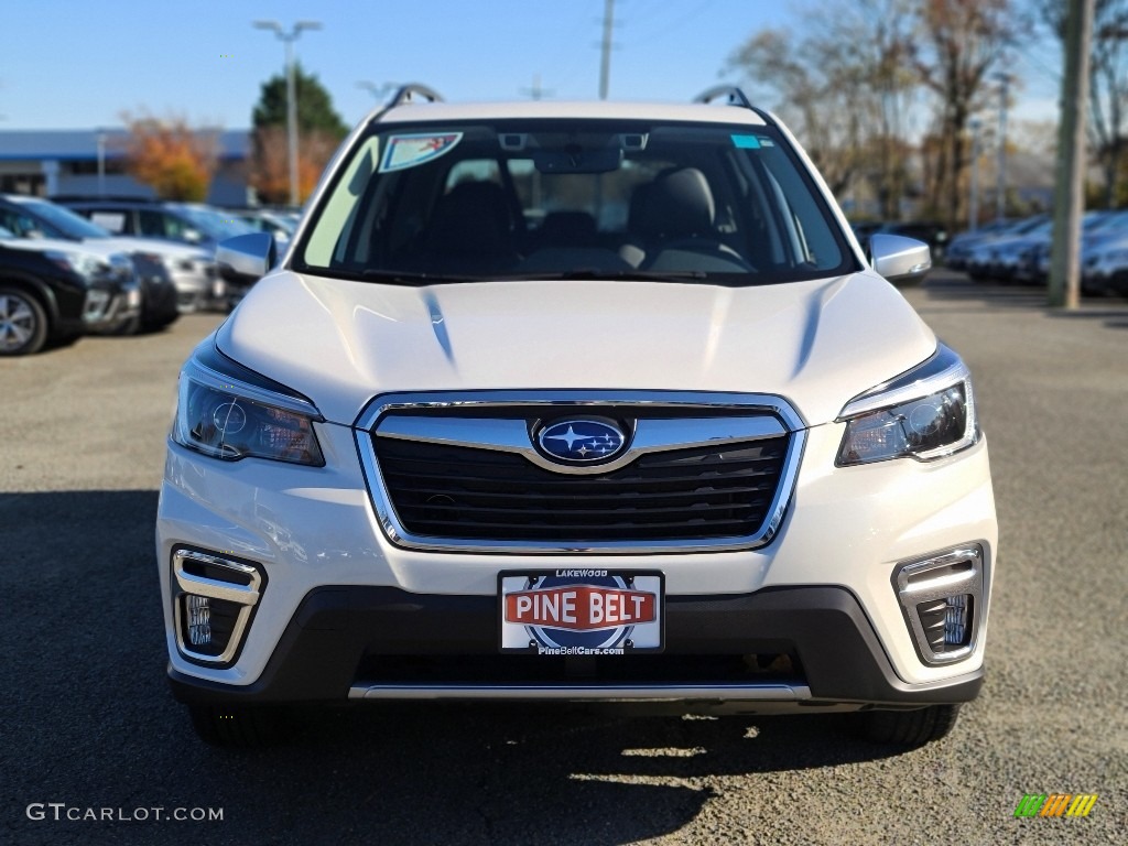 2021 Forester 2.5i Touring - Crystal White Pearl / Black photo #2