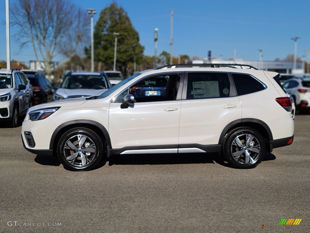 2021 Forester 2.5i Touring - Crystal White Pearl / Black photo #3