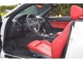 2019 BMW 2 Series Coral Red Interior Front Seat Photo