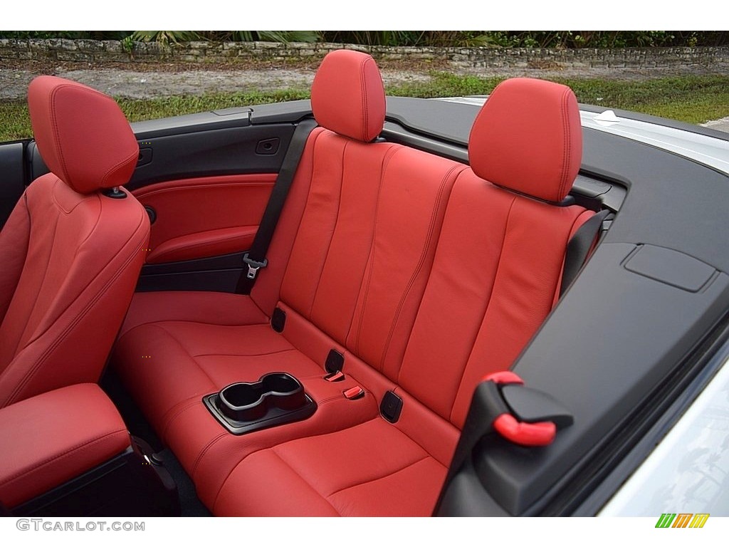Coral Red Interior 2019 BMW 2 Series M240i Convertible Photo #140123914
