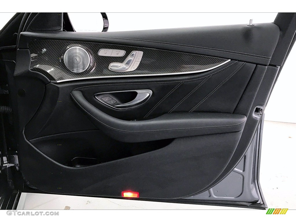 2018 Mercedes-Benz E AMG 63 S 4Matic Black Door Panel Photo #140124618