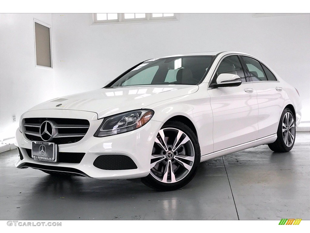 Polar White 2018 Mercedes-Benz C 300 Sedan Exterior Photo #140125986