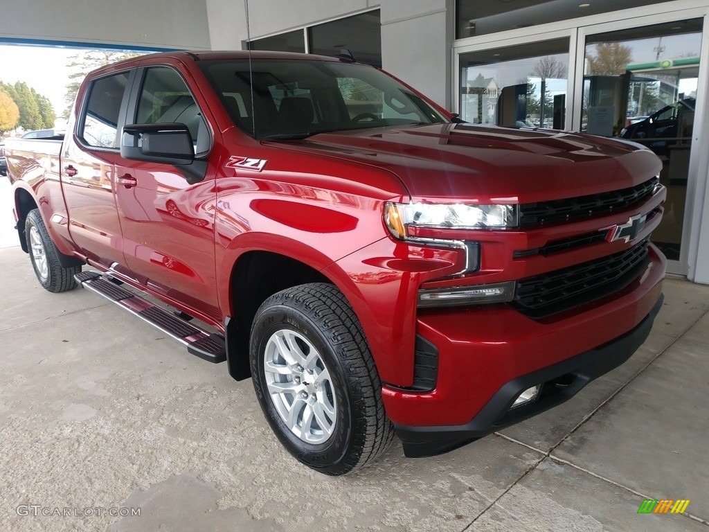 2021 Silverado 1500 RST Crew Cab 4x4 - Cherry Red Tintcoat / Jet Black photo #2