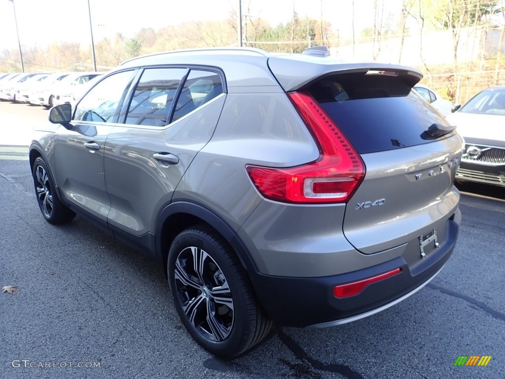 2021 XC40 T5 Inscription AWD - Pebble Grey Metallic / Blond/Charcoal photo #4