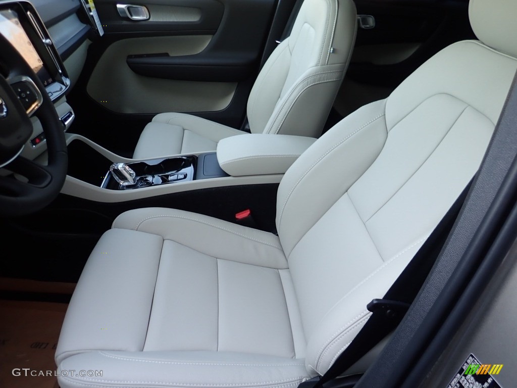 Blond/Charcoal Interior 2021 Volvo XC40 T5 Inscription AWD Photo #140126367