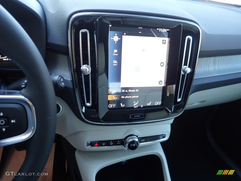 2021 XC40 T5 Inscription AWD - Pebble Grey Metallic / Blond/Charcoal photo #14