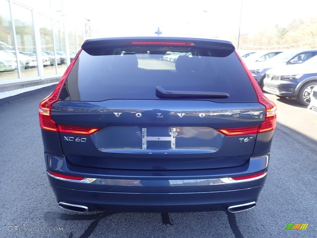 2021 XC60 T6 AWD Inscription - Denim Blue Metallic / Blonde/Charcoal photo #3
