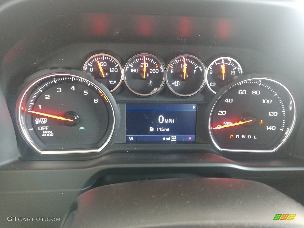 2021 Chevrolet Silverado 1500 RST Crew Cab 4x4 Gauges Photo #140126724