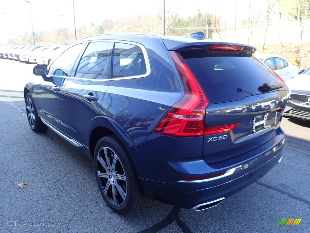 2021 XC60 T6 AWD Inscription - Denim Blue Metallic / Blonde/Charcoal photo #4