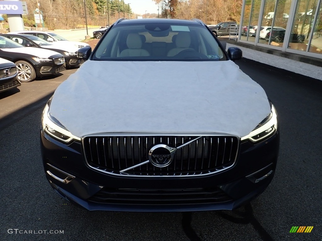 2021 XC60 T6 AWD Inscription - Denim Blue Metallic / Blonde/Charcoal photo #6