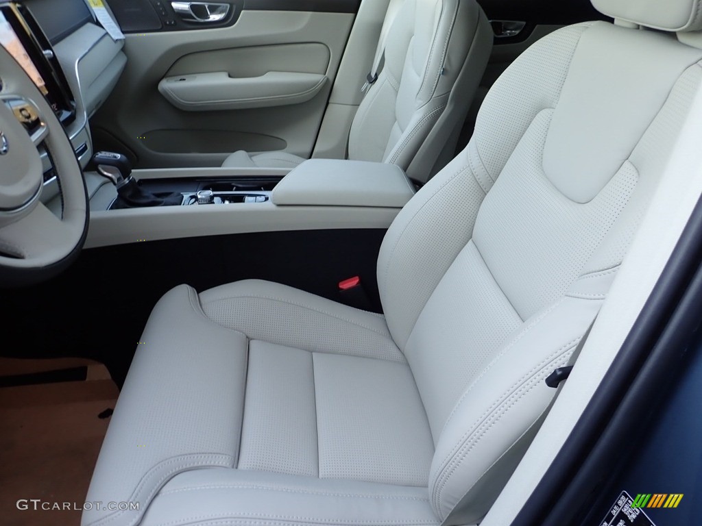 2021 XC60 T6 AWD Inscription - Denim Blue Metallic / Blonde/Charcoal photo #7