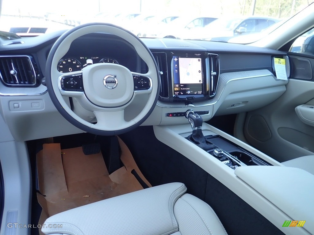 2021 XC60 T6 AWD Inscription - Denim Blue Metallic / Blonde/Charcoal photo #9
