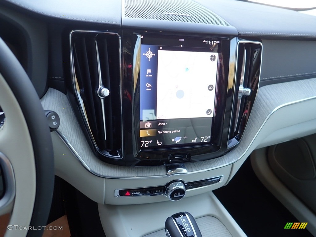 2021 XC60 T6 AWD Inscription - Denim Blue Metallic / Blonde/Charcoal photo #14